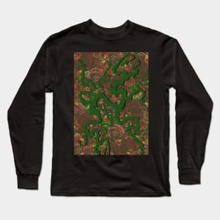 Vines (floral background) Long Sleeve T-Shirt